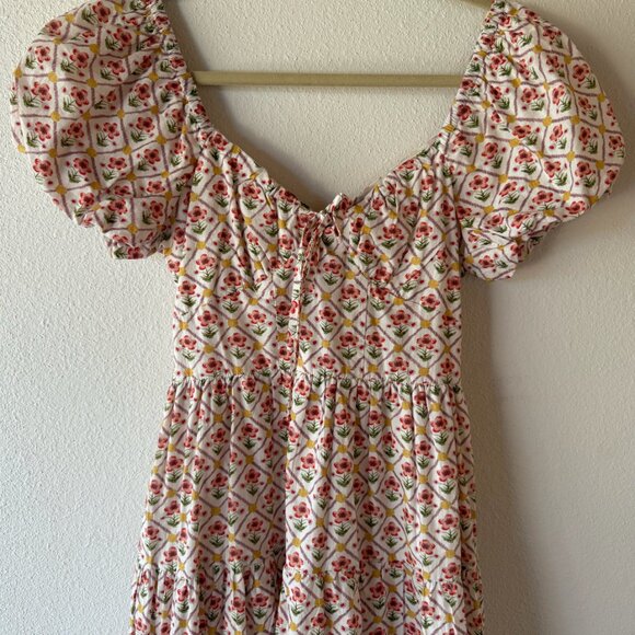 LOUP Poppy Field Romantic Cottagecore Dress Size Small / Medium - Picture 3 of 8